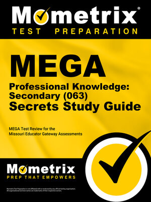 cover image of MEGA Professional Knowledge: Secondary (063) Secrets Study Guide